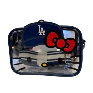 Los Angeles Dodgers Hello Kitty Crossbody Bag Excellent Pre-Owned Condition